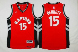 Maillot De Basket Toronto Raptors Anthony Bennett 15-16 Season Tissus Sportif Fans Edition Rouge